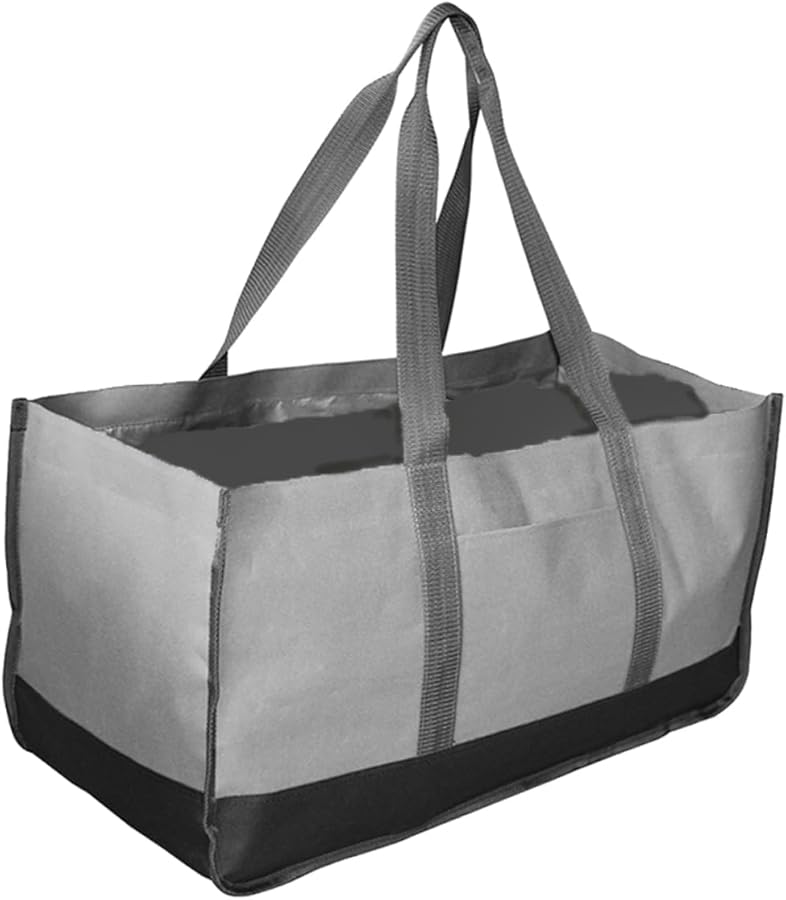 حقيبة حمل حطب محمولة كبيرة السعة متينة لحمل جذوع الأشجار للتخزين في التخييم والنزهات لون عشوائي - Image 2