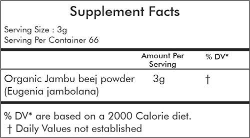 AL Ayurvedic Life Organic Jambu beej Powder  200gms - Image 3