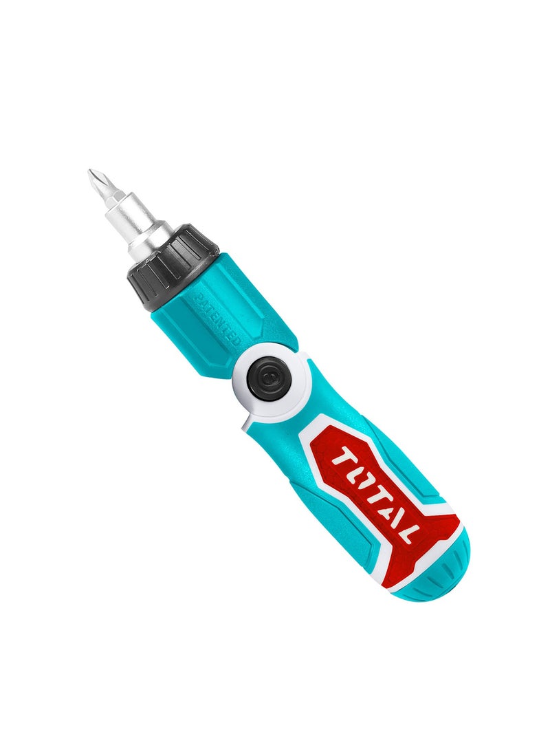 Total Tools - 12-in-1 Multi-Bit Ratcheting Screwdriver with Magnetic Tip, Interchangeable Bits, and Ergonomic Handle – Versatile Hand Tool for Home, DIY, and Professional Use - Image 1