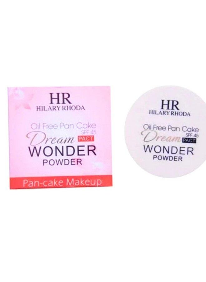Hilary Rhoda - Oil Free Pan Cake Spf 45 Dream Wonder Powder 03 With Sponge (28 G) - Image 1