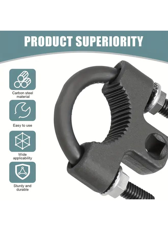 أداة إزالة قضيب الربط الداخلي منخفضة الارتفاع عالمية 3 8 بوصة 30-42 مم بأسنان غير قابلة للانزلاق، قطعة واحدة من الفولاذ الكربوني مع قبضة مريحة، أداة إصلاح السيارات - Image 4