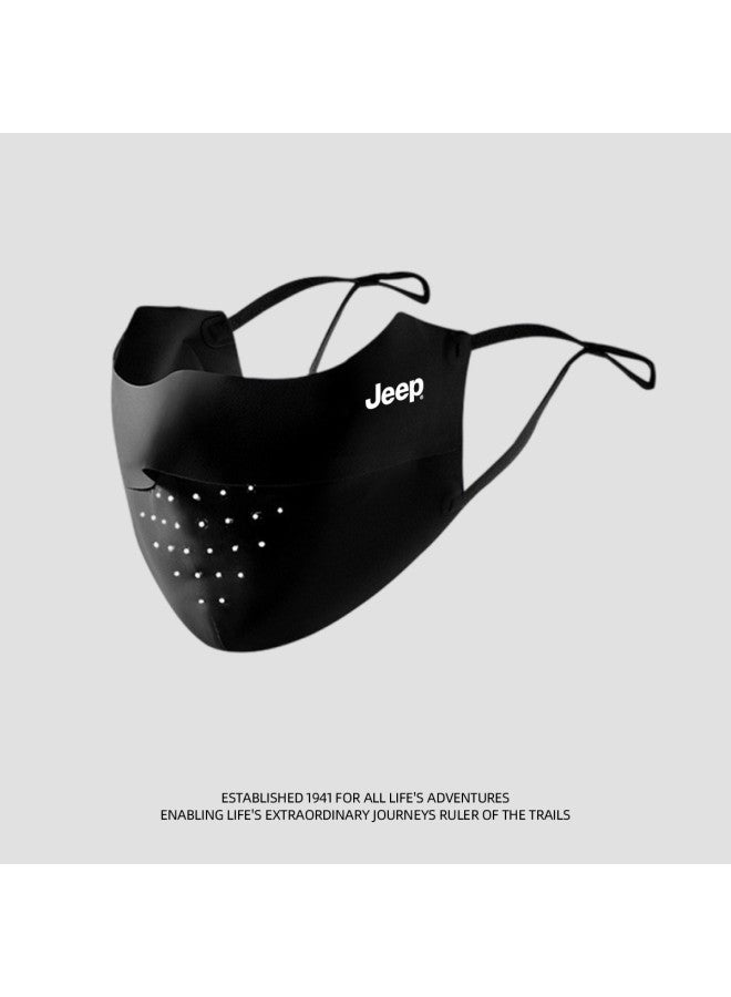 Jeep Face Mask】outdoor Cycling, Lightweight, Seamless, Sun Protection, Breathable 3d Design For A Slimmer Look, Portable For Summer Use - Image 2