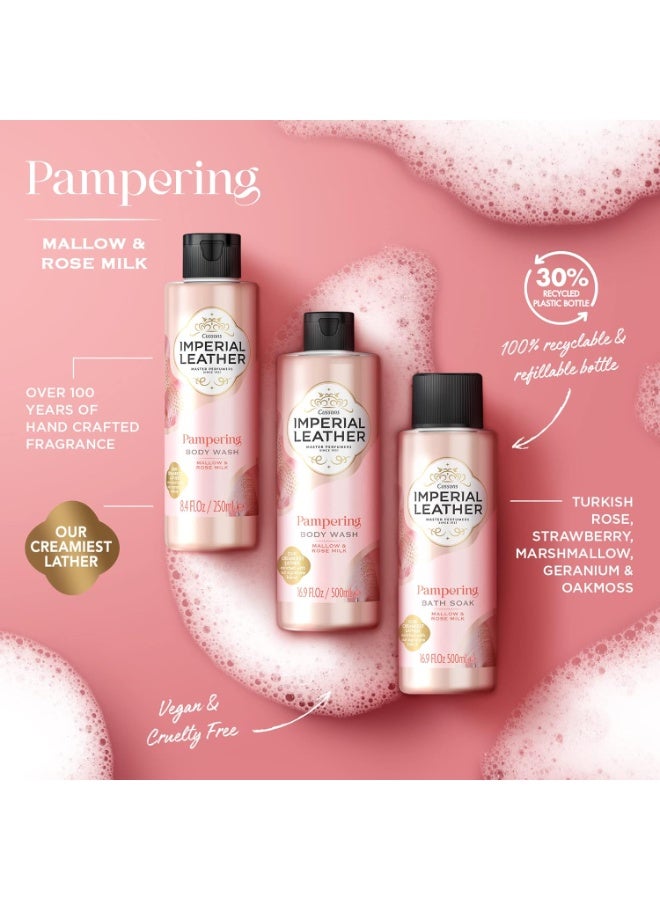 cussons Imperial Leather Pampering Shower Gel Mallow & Rose Milk 500 ML - Image 3