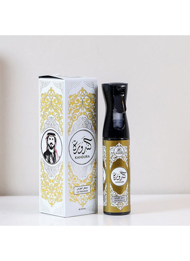 DANUBE HOME Hamidi Luxury Air Freshener Kandura 320 ml Aromatic Fabric Spray Fragrant Room Spray Odor Eliminator For Home Office Living Room  - Image 3