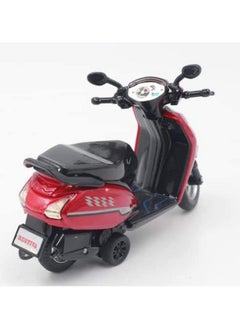 Centy CENTY Toys Bestiva Red Colour Scooty Toy, Rear Wheel Suspension Moves - Seat Opens - [Pull] [Back] [Action] That Can Change To Free Wheel, 3-12 Years  - Image 1