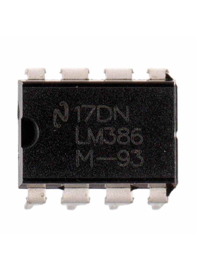 BOJACK LM386N Low Voltage Audio Power Amplifier LM386 semiconductor DIP-8(Pack of 10 pcs) - Image 1