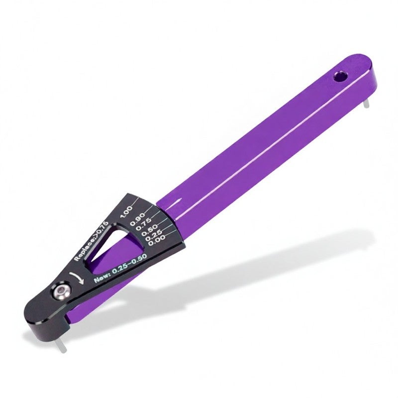 LeBycle Bike Chain Checker Purple Bicycle Chain Wear Indicator Tool - All Aluminum Alloy Chain Wear Indicator for Mountain Bike Road Bike - Image 1