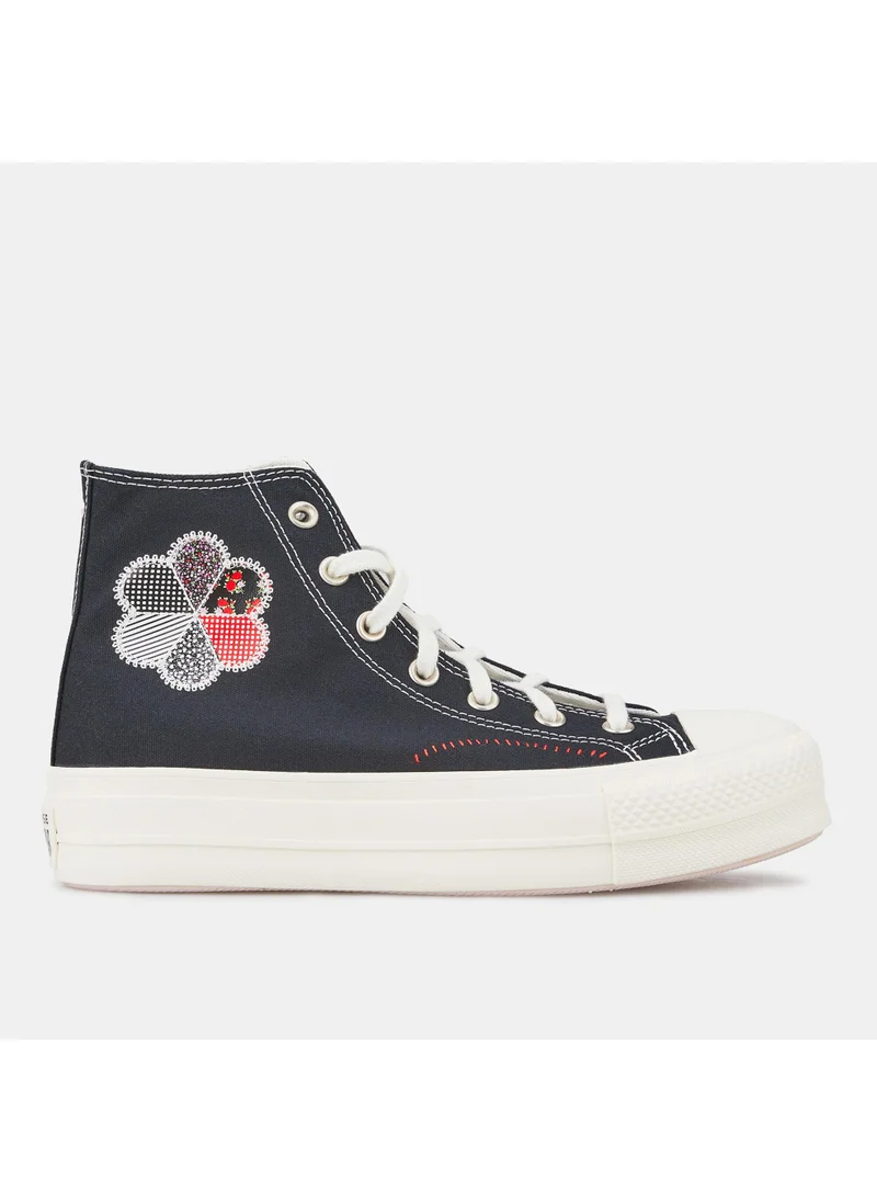 CONVERSE Women's Chuck Taylor All Star Lift Platform Patchwork Shoe