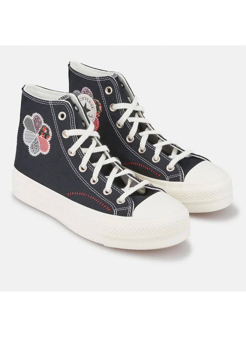 CONVERSE Women's Chuck Taylor All Star Lift Platform Patchwork Shoe