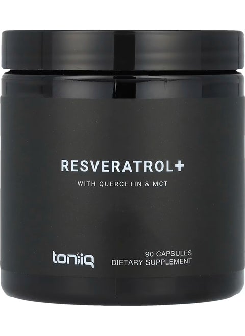 Resveratrol+, With Quercetin & MCT, 90 Capsules