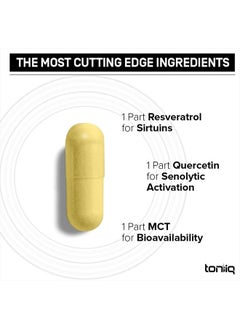 Toniiq 1600mg Resveratrol Blend - Ultra High Purity and 3rd Party Tested - with MCT Oil for Added Bioavailability - Optimal NAD Supplement  - Image 4
