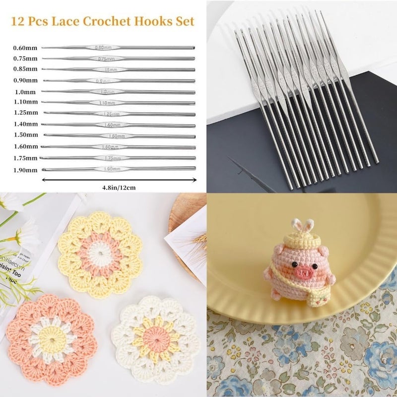 Zicalso Crochet Kit For Beginners With Yarn  Ergonomic Hooks  8 Colors  Complete Starter Kit For Adults & Kids  Perfect Diy Gift - Image 4