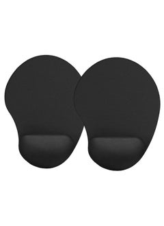 Mouse Pad with Wrist Support for Computer Laptop Gaming Home Office Pack of 2, Black - pzsku/Z58D56337B2E7022C7439Z/45/_/1706190399/b1a36286-02f0-4080-8c68-f6a49ff9aa61