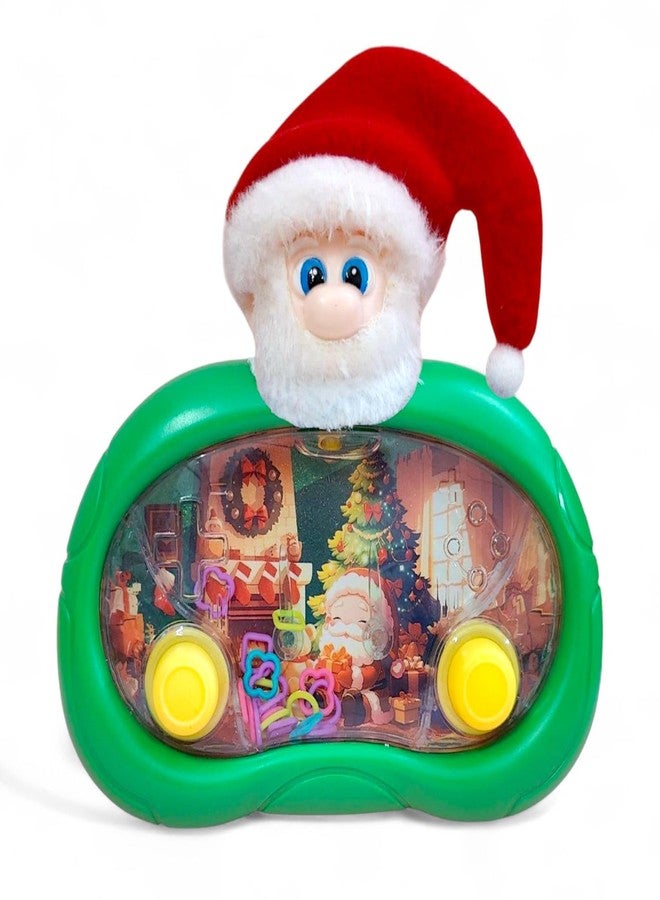 AMANVANI Christmas Theme Water Game, Handheld Water Ring Toss, Anxiety Toys, Travel Family Games Ideal Gift for Kids, Aqua Bubble Toy, Festive Return Gift for Christmas Party (Santa ( 1 Pcs )) - Image 3