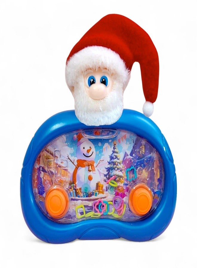AMANVANI Christmas Theme Water Game, Handheld Water Ring Toss, Anxiety Toys, Travel Family Games Ideal Gift for Kids, Aqua Bubble Toy, Festive Return Gift for Christmas Party (Santa ( 1 Pcs )) - Image 2
