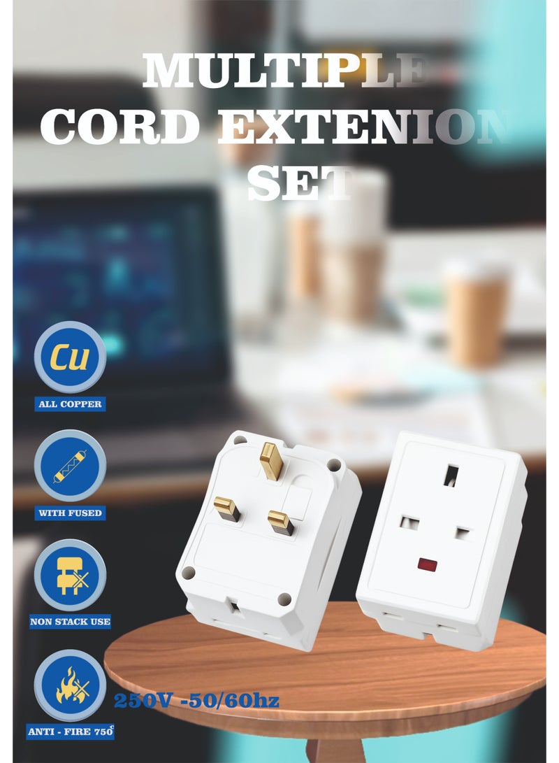 MOVAL Power Adapter with 3 Outlets and Light Indicator, Compact Design for Home & Office - Image 5