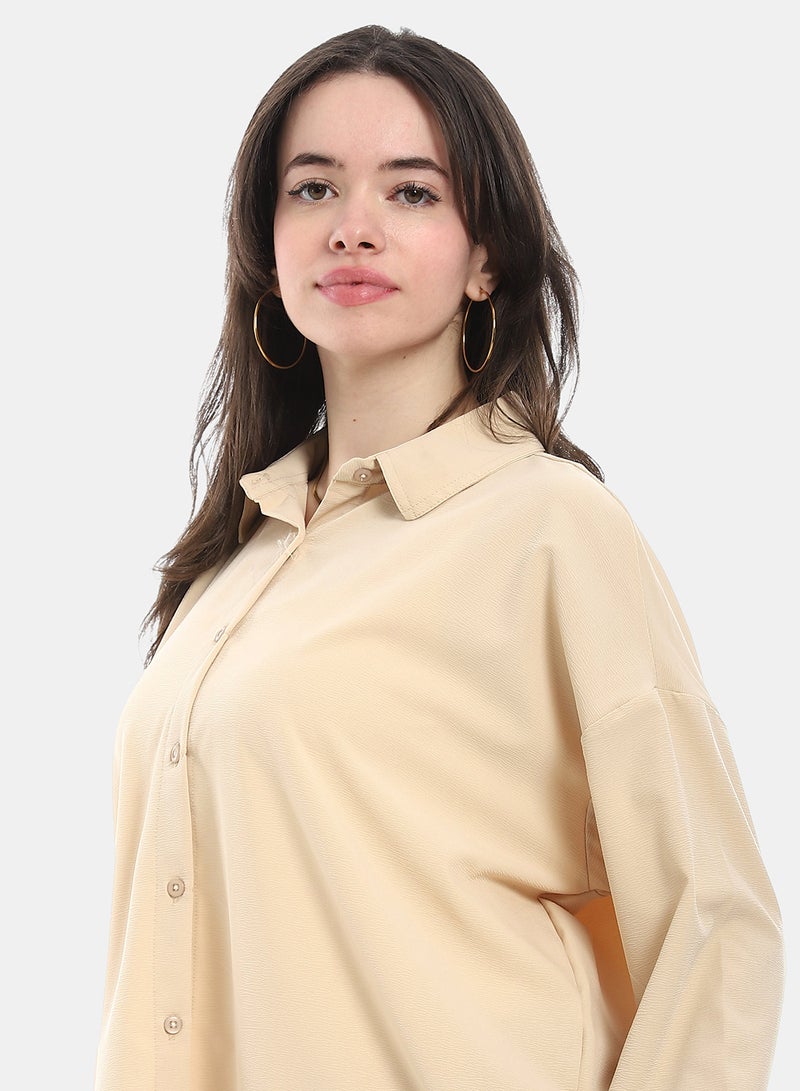 Andora Casual Suit For Woman - Beige - Image 4