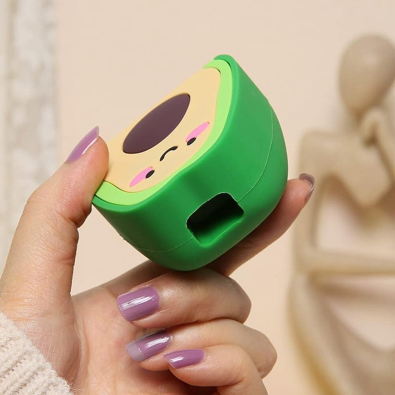 ZedGear Premium iPhone Avocado Charger Protector Cute Design for iPhone Avocado Adapter Compatible with 18W & 20W Charger Full Protection Data Cable Case - Image 2