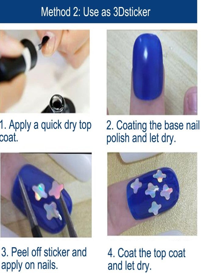 Careflection 144 Pieces - 24 Sheets - 72 Different Designs Cute Easy Nail Art Stencil Sticker Adhesive Salon Vinyls Ping Printing Image Stamps Guide Decorative Manic - Image 3