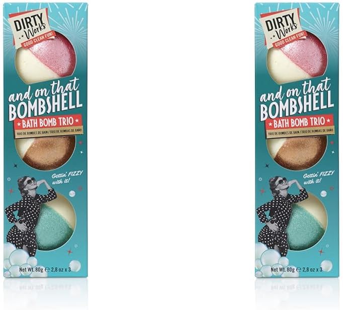 Dirty Works Trio de bombes de bain Pack of 2