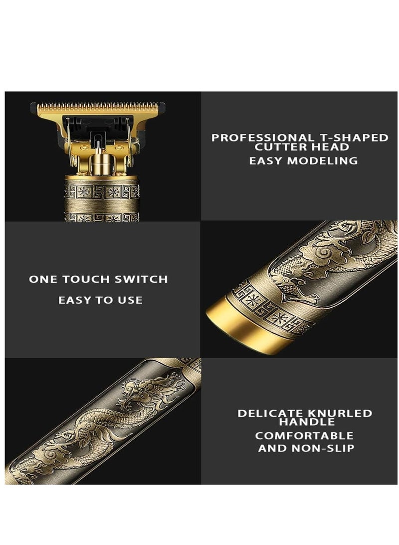 ELTRAZONE Professional Men Hair Trimmers, Zero Gapped Cordless Hair Trimmer, Rechargeable T-Blade Haircut & Grooming Kit Line Up Edgers Clippers for Men Home Use - Image 2