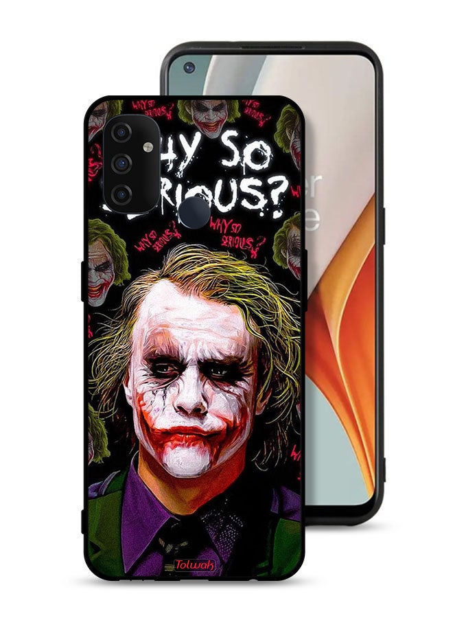 Tolwak OnePlus Nord N100 Protective Case Cover Why So Serious - Image 1