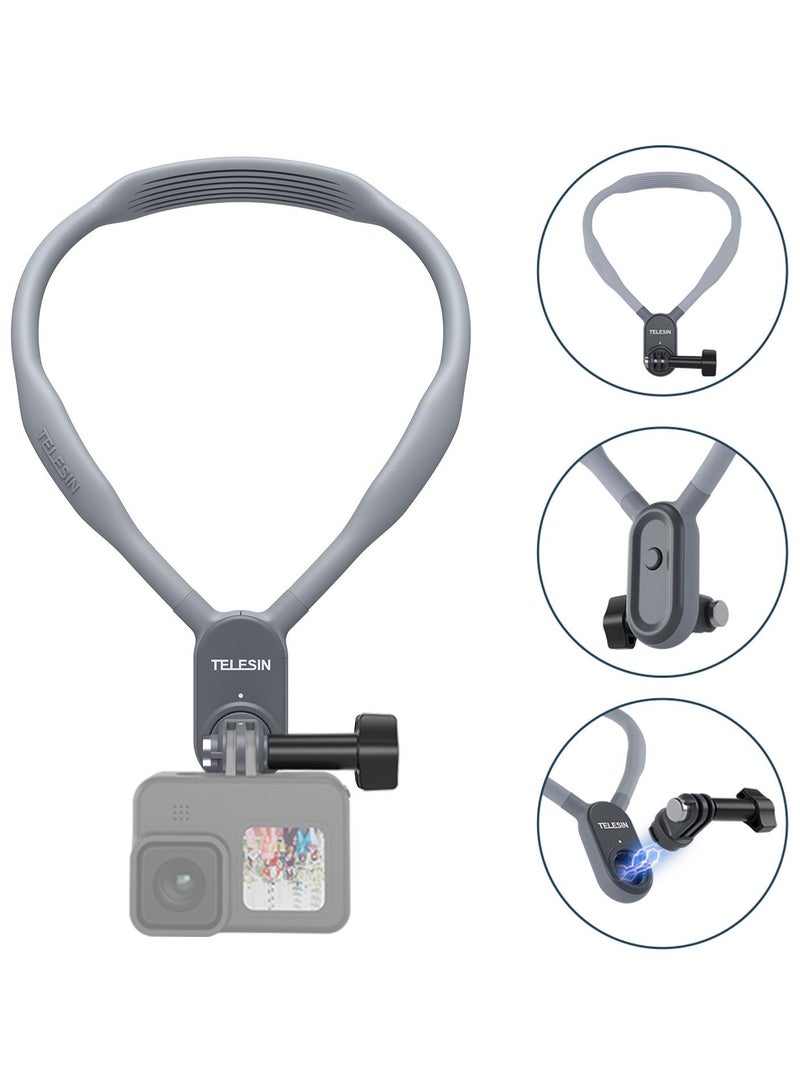Magnetic Neck Hanging Camera Holder for GoPro Insta360 DJI Action Sports Camera Vlog Neck Lanyard Body Strap Mount for Action Camera Hands-Free Vlog Mount(Max) - Image 1