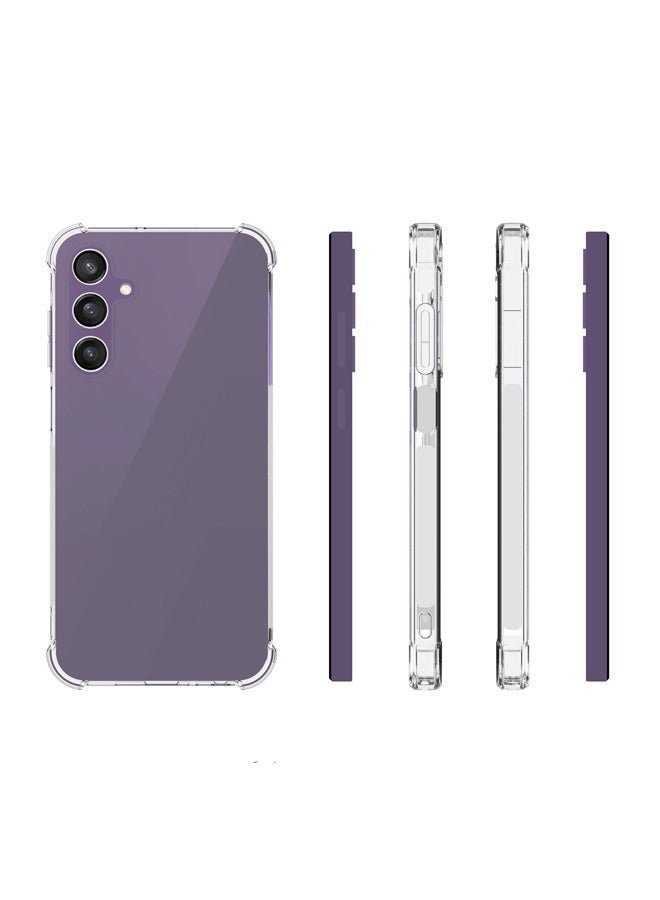 Asan Ge Samsung Galaxy A25 Case, Designed for Galaxy A25 5G Case, Slim Flexible TPU Airbag Bumper Shock Absorption Rubber Soft Silicone Case Cover Fit for Samsung Galaxy A25 6.5inch (Clear) - Image 4