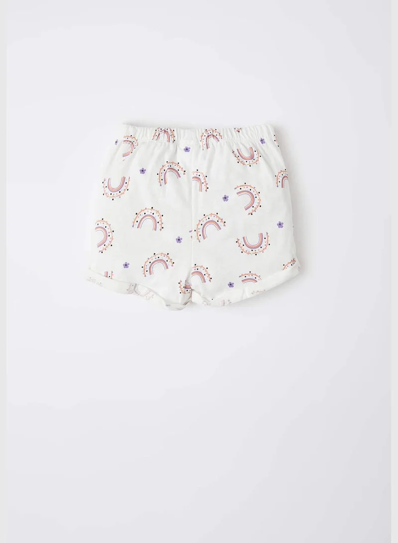 DeFacto Regular Fit Unicorn Print Mini Short