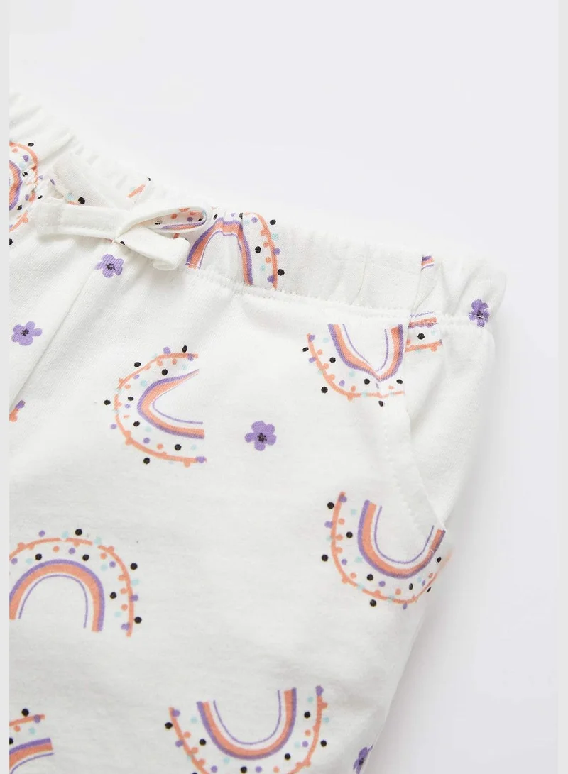 DeFacto Regular Fit Unicorn Print Mini Short