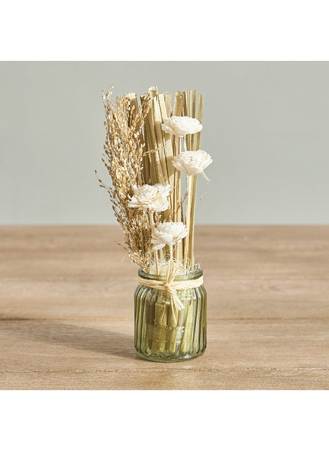 Home Box Miley Flower Arrangement with Ceramic Pot 8 x 24 x 8 cm  - Image 1