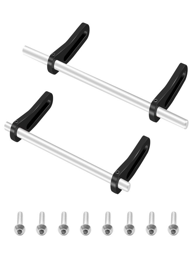 OGUNKE OGRC قابل للتعديل 1/10 جبل الصدمات من سبائك الألمنيوم أمامي وخلفي لسيارة TRX4 TRX6 Axial SCX10 Element Enduro Gen7 Gen8 1/10 RC كراولر (أسود) - Image 1