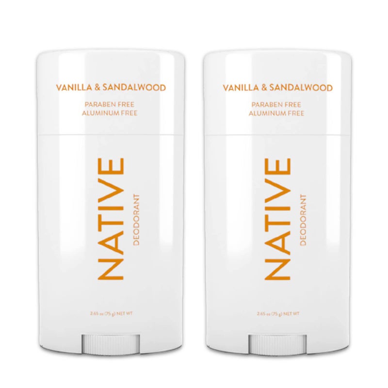Native Deoderent Aluminum and Paraben free 2.65 oz (2 pack) (Vanilla & Sandalwood)