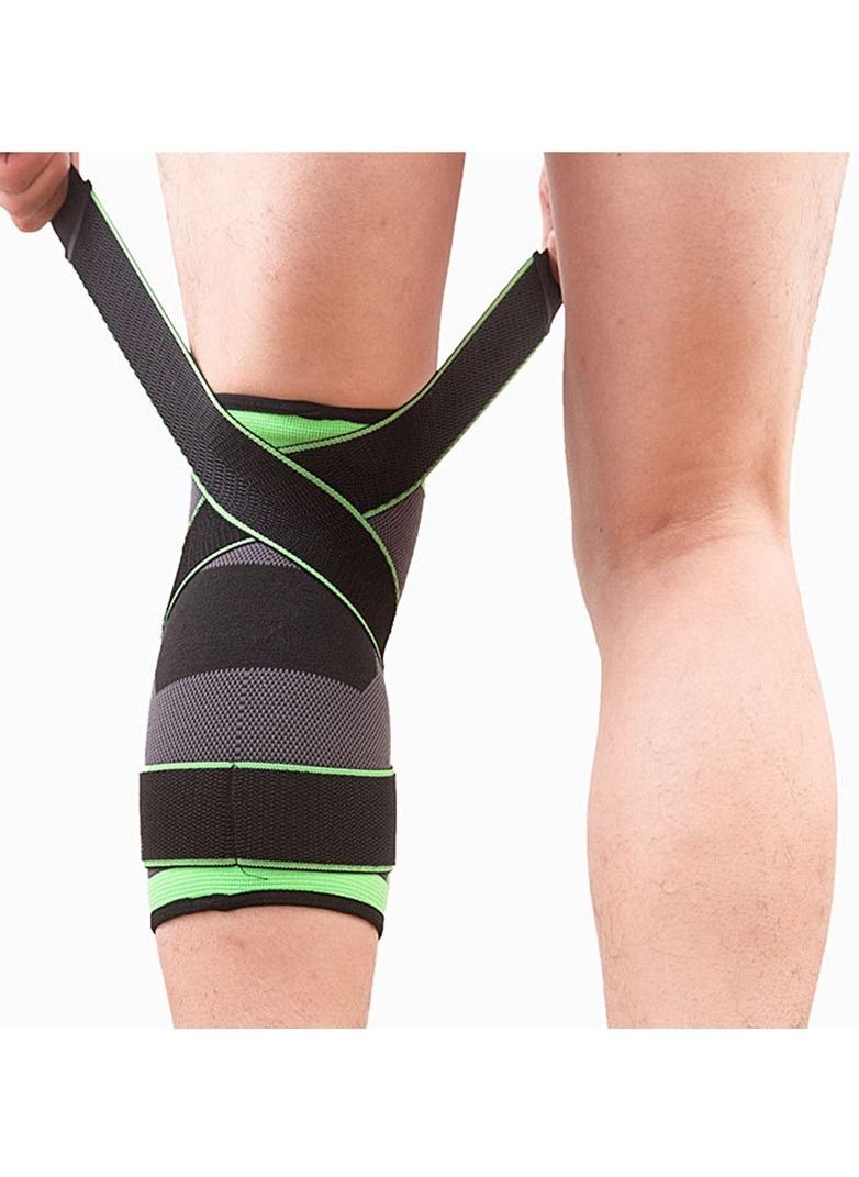 Generic - Knee Brace with Adjustable Strap for Pain Relief, Meniscus Tear, Arthritis, Fit for Running, Cycling, Tennis, Golf and Basketball - Image 1