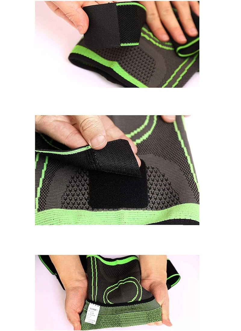 Generic - Knee Brace with Adjustable Strap for Pain Relief, Meniscus Tear, Arthritis, Fit for Running, Cycling, Tennis, Golf and Basketball - Image 1