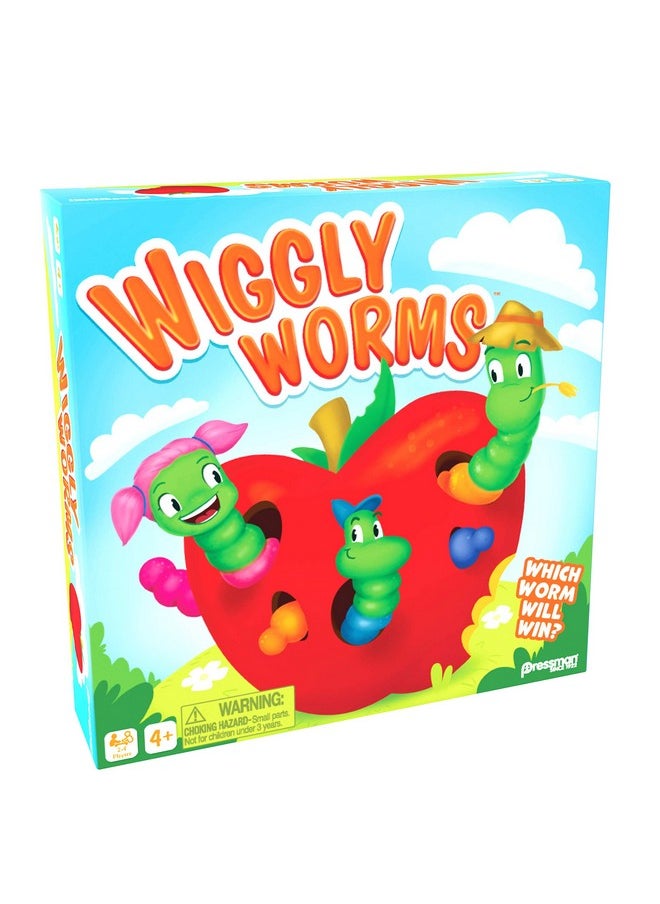 Pressman Wiggly Worms Game Color Matching Memory Preschool Game Kids Ages 4 And Up  - Image 5