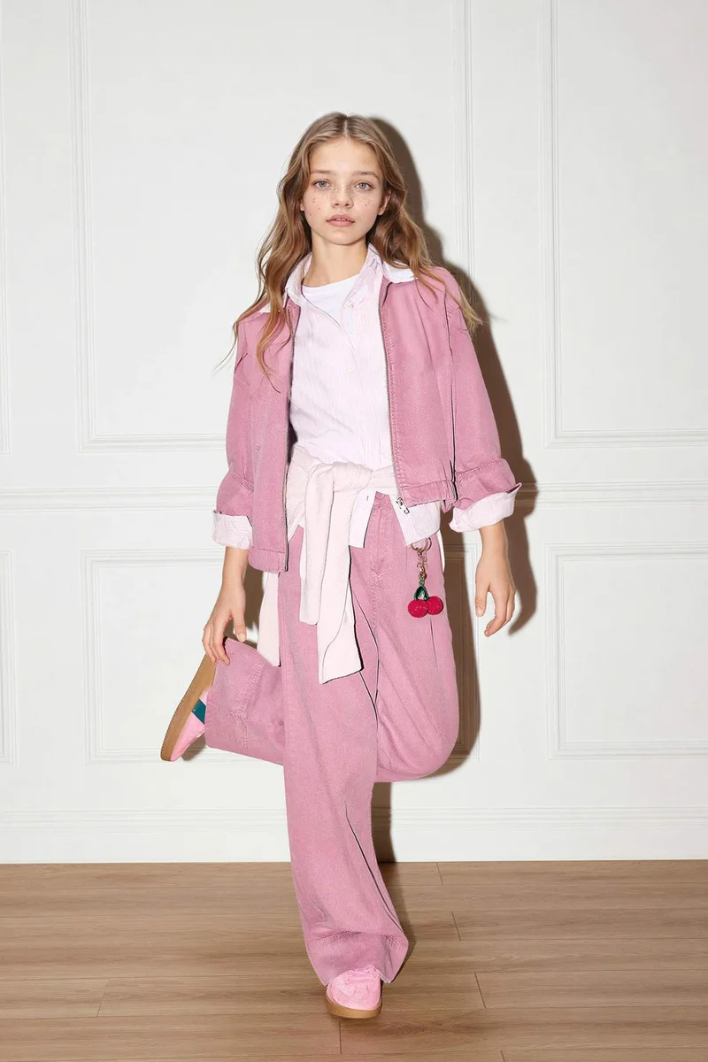 DeFacto Girl Wide Leg Tencel Trousers