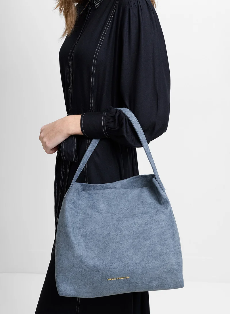 فرنش كونكشن Women Blue Camille Shoulder Bag
