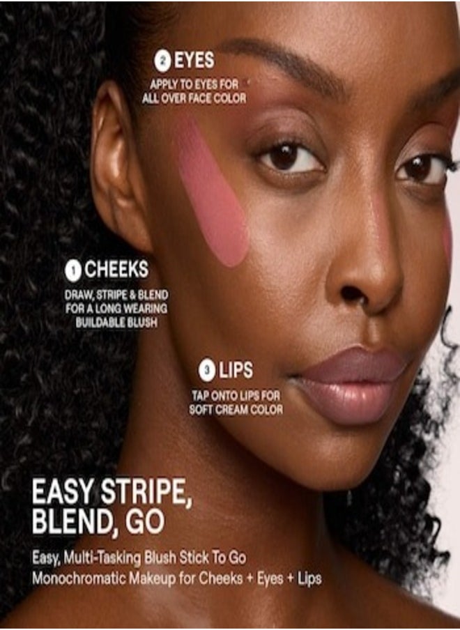 SEPHORA - SEPHORA COLLECTION Blush & Go Longwear Matte Liquid Blush – 2-in-1 Lip & Cheek Color – 01 On Point (Dusty Rose Matte) – 7ml - Image 1