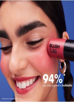 SEPHORA SEPHORA COLLECTION Blush & Go Longwear Matte Liquid Blush – 2-in-1 Lip & Cheek Color – 01 On Point (Dusty Rose Matte) – 7ml  - Image 4