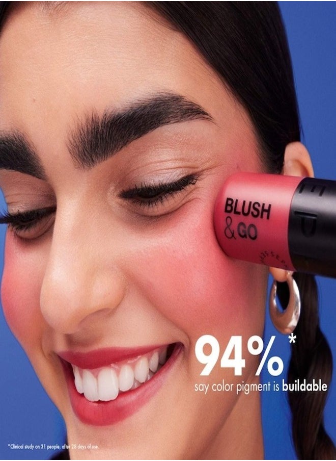 SEPHORA - SEPHORA COLLECTION Blush & Go Longwear Matte Liquid Blush – 2-in-1 Lip & Cheek Color – 01 On Point (Dusty Rose Matte) – 7ml - Image 1