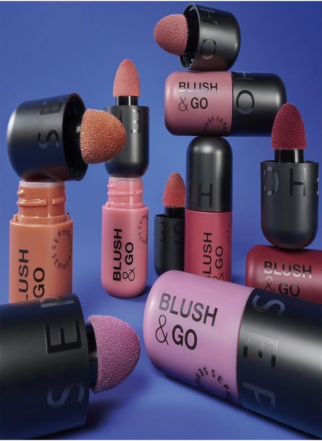 SEPHORA - SEPHORA COLLECTION Blush & Go Longwear Matte Liquid Blush – 2-in-1 Lip & Cheek Color – 01 On Point (Dusty Rose Matte) – 7ml - Image 1