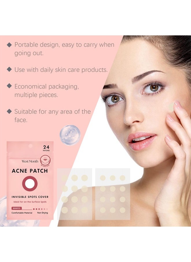 Acne Patch ,Salicylic Acid Hydrocolloid Acne Patch Miracle Patch, Invisible Spots Cover, Ideal for On The Surface Spots ,24 Patches - pzsku/Z58D7053A2731E10D68D5Z/45/1741163239/a3ea1700-0f84-4ace-8482-e103e9d1e6b5