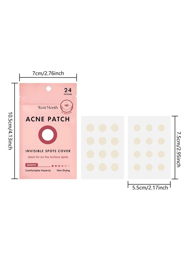 Acne Patch ,Salicylic Acid Hydrocolloid Acne Patch Miracle Patch, Invisible Spots Cover, Ideal for On The Surface Spots ,24 Patches - pzsku/Z58D7053A2731E10D68D5Z/45/1741163239/bc9ce502-c02c-4b89-b4ca-63337af216dd