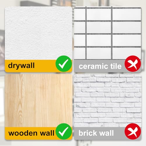 ARRITZ Picture Hanging Kit, ARRITZ 210pcs Wall Hangers, 20lb, 30lb and 50lb Heavy Duty Picture Hanging Hooks with Nails for Wooden Wall, Drywall - Image 5