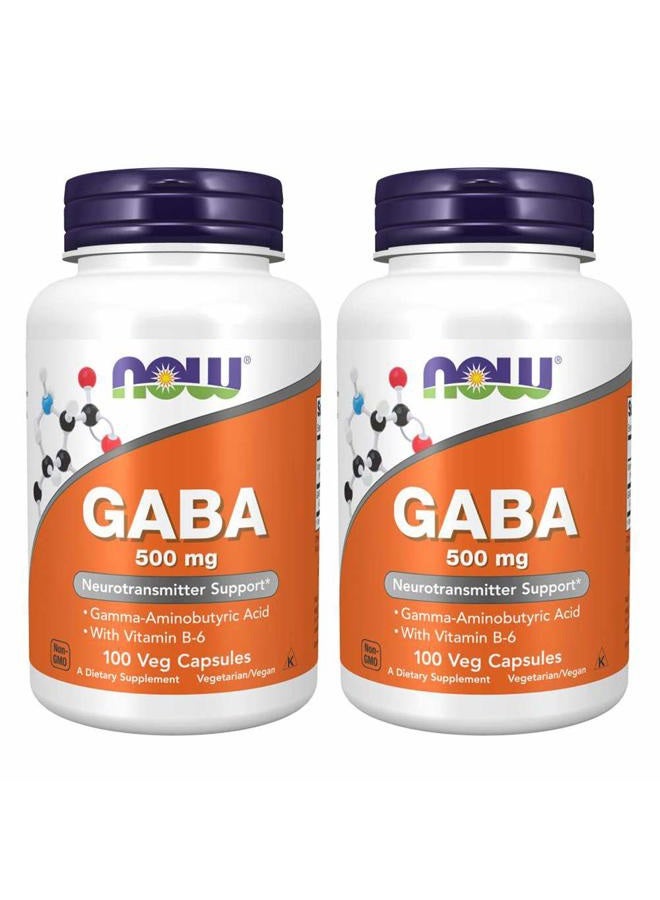 now Gaba - 500mg, 100 Capsules (Pack of 2) - Image 1