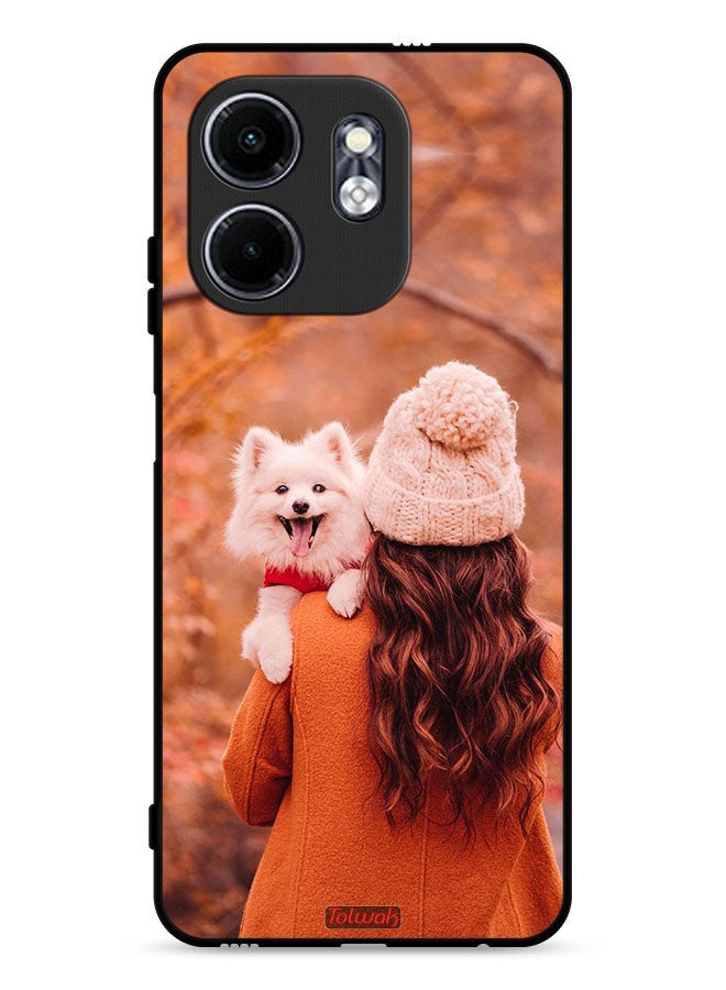 Tolwak Infinix Hot 50i 4G Protective Case Cover Holding Puppy - Image 1