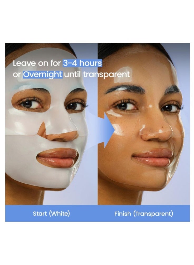 Bio Hydro Cera-nol Real Deep Mask 4 Sheets (34g) | Water-Infused Soothing & Nourishing Face Mask - Image 4