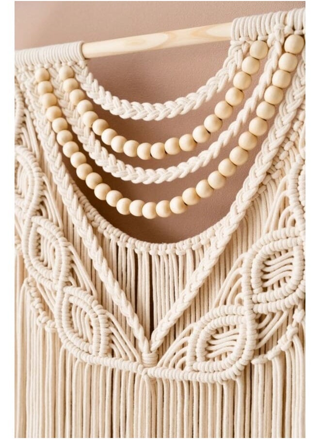 Home Gallery - Medium Macrame Wall Hanging Handmade 60X60 cm - Image 1