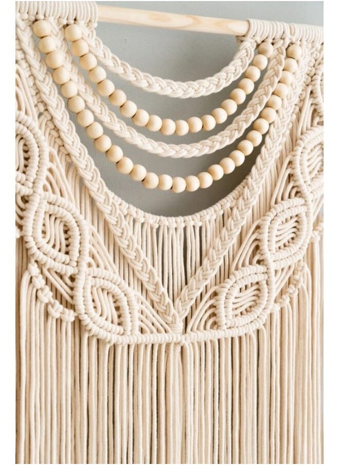 Home Gallery - Medium Macrame Wall Hanging Handmade 60X60 cm - Image 1